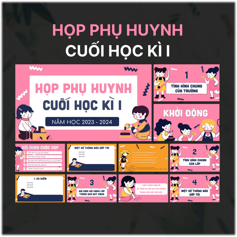 Powerpoint họp phụ huynh cuối kì